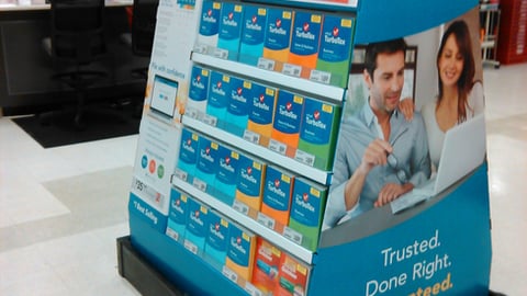 TurboTax Office Depot Pallet Display